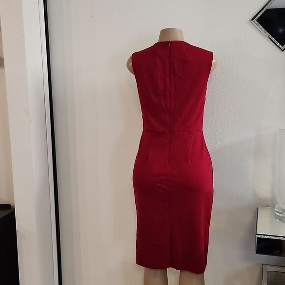 BRAND NEW ENFOCUS STUDIO V-NECK  SLEEVELESS WOMEN'S SHEATH DRESS - Picture 5 of 15